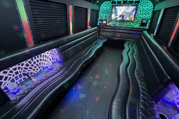 Hartford Limo Bus Interior