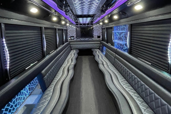 Hartford Party Bus Interior