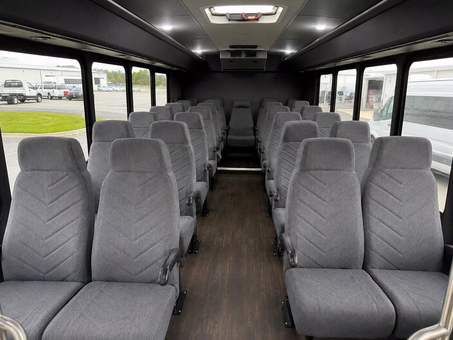 20 passenger minibus interior