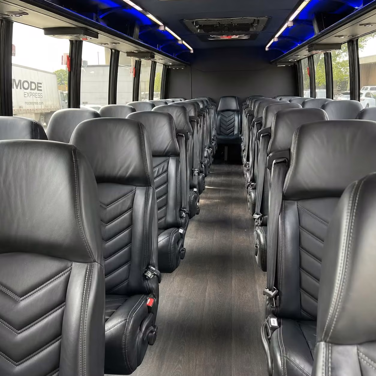 25 passenger minibus inside