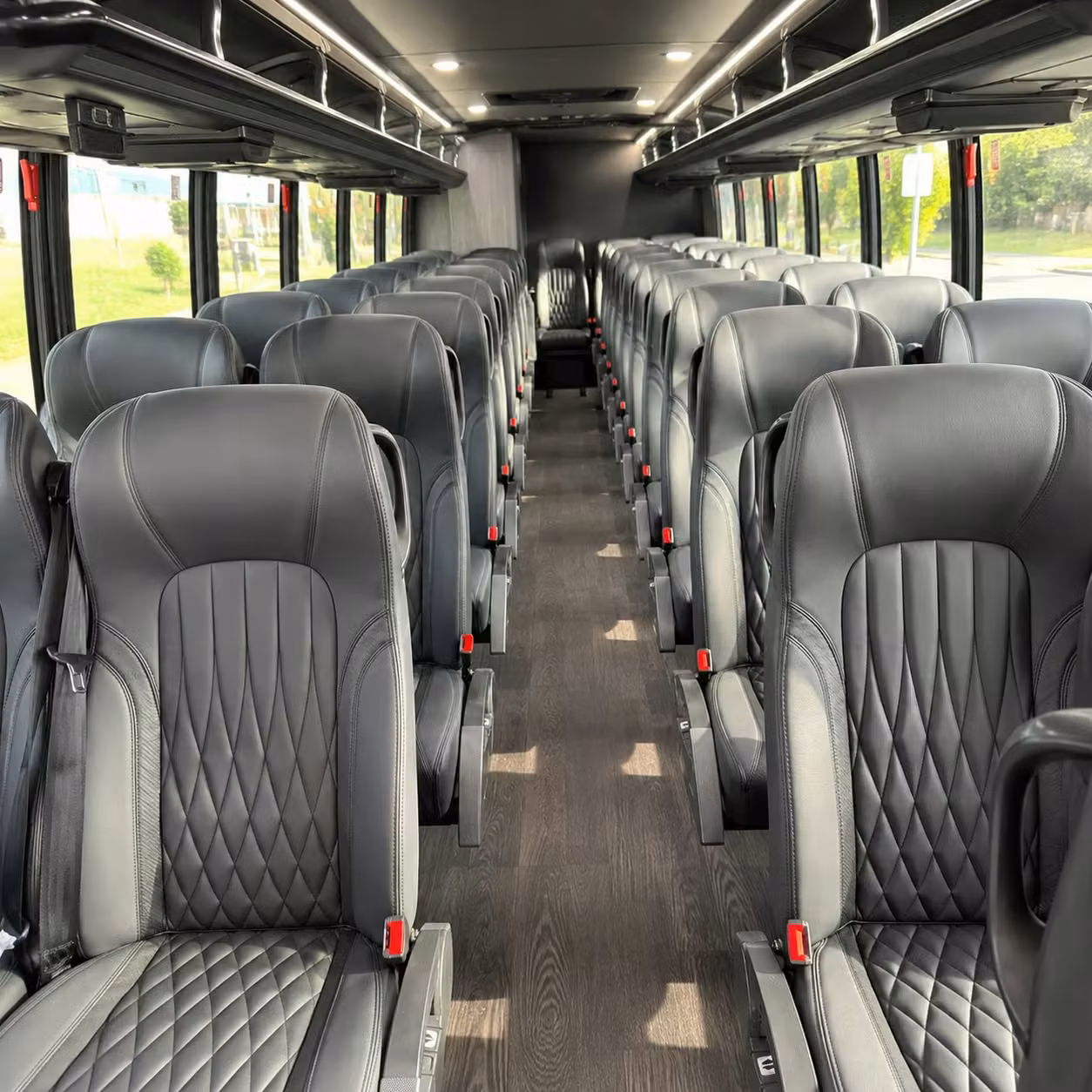 35 passenger minibus inside