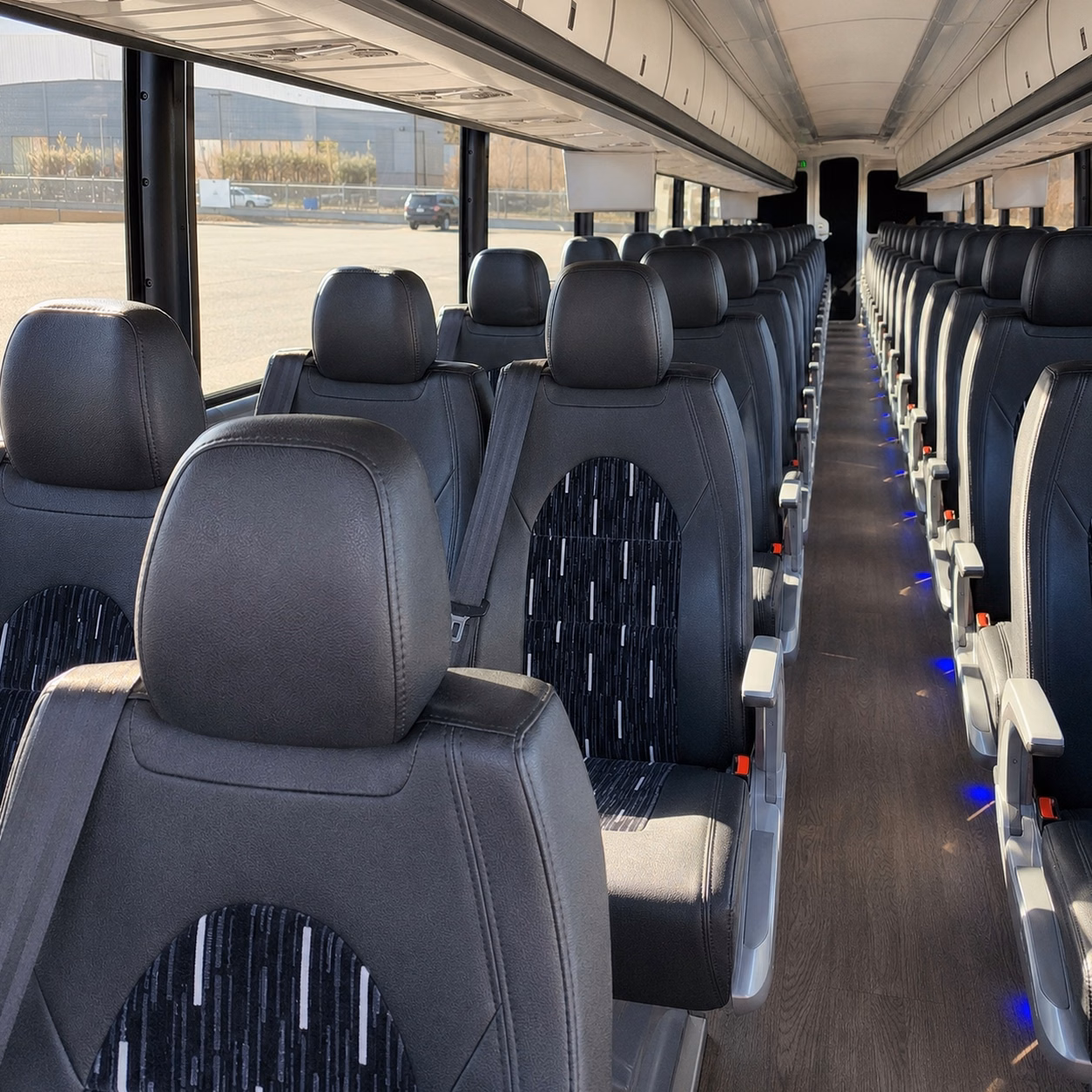 hartford charter bus interior